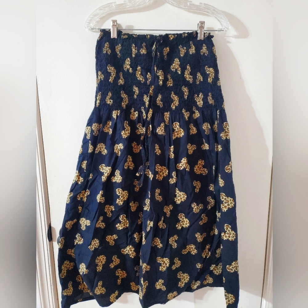 Disney World Resort Swim Cover Tube Top Dress